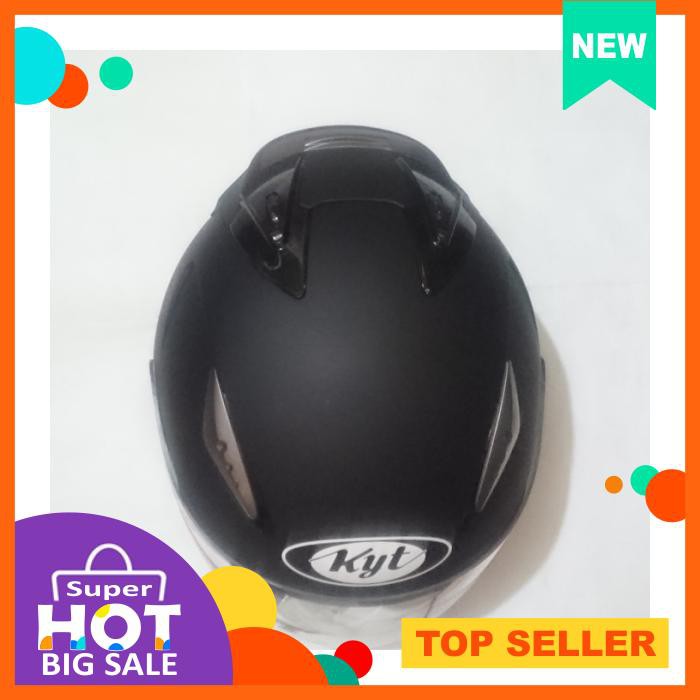 HELM KYT GALAXY SLIDE SOLID BLACK DOFF