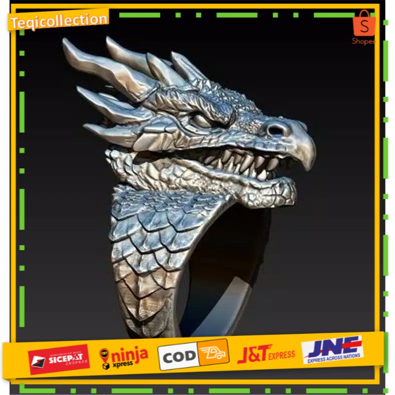 CINCIN NAGA PETIR | CINCIN PRIA KEPALA NAGA