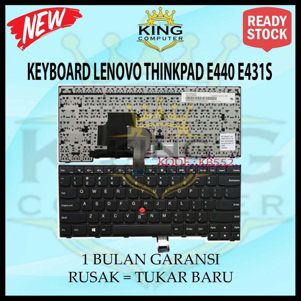 KEYBOARD LENOVO THINKPAD E440 E431S T440 BLACK