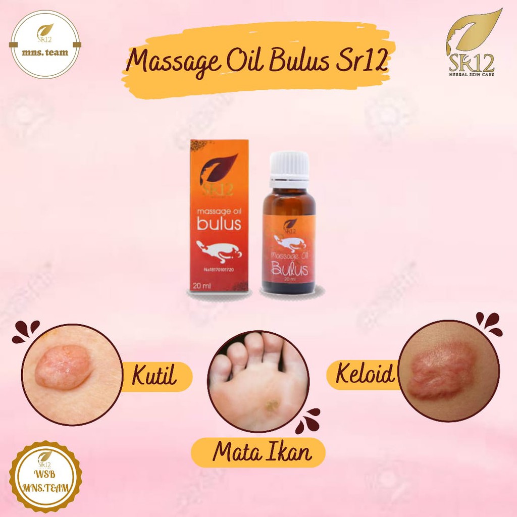 MINYAK BULUS SR12 ORIGINAL // OBAT PENGHILANG KUTIL, MATA IKAN DAN KELOID