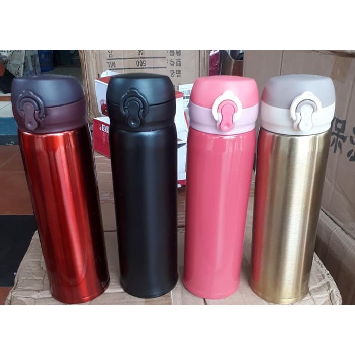 [COD] TERMOS KANCING POLOS 500ML / BOTOL AIR MINUM 500ML STAINLESS STEEL