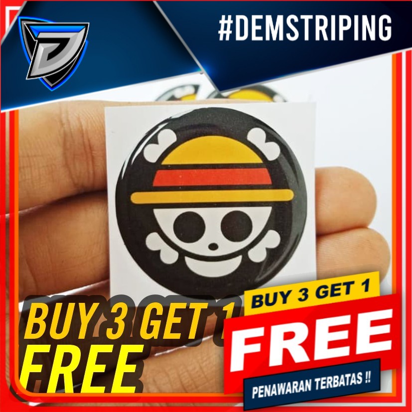 

STIKER ONE PIECE STIKER ANIME TIMBUL EMBLEM ONE PIECE STIKER OUTDOOR IMPORT QUALITY
