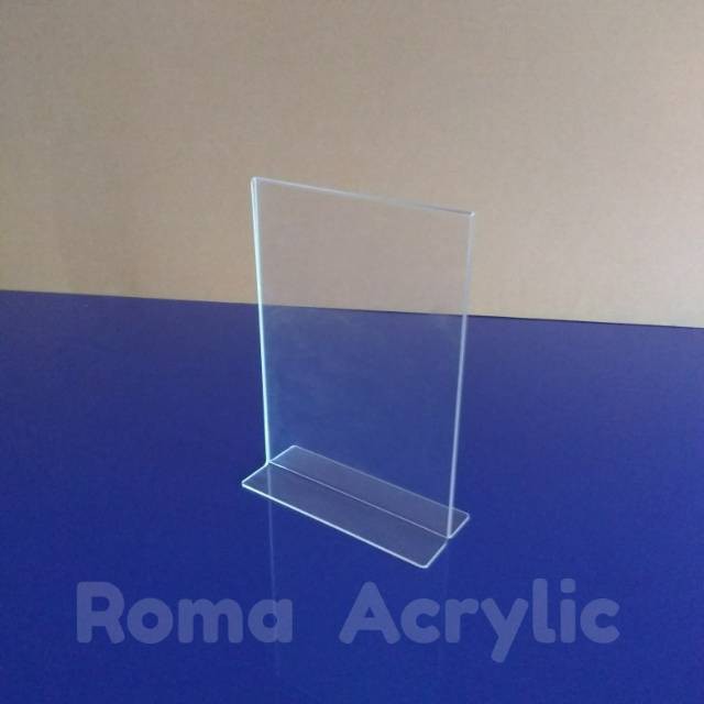 Acrylic holder - Display menu 11x15 type T