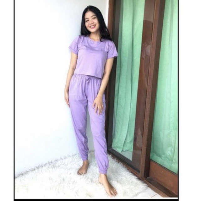 ONE SET LILAC katun A084