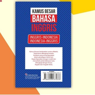 [KODE BARANG KGB76] Kamus Bahasa Inggris ke Bahasa Indonesia Translate Terjemahan Lengkap Original tense bd #0