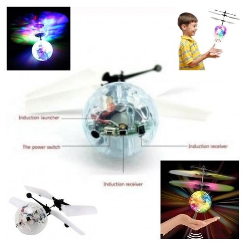 Mainan Kapal Bola Terbang Flash Helicopter Drone Flyng Ball Disco 111124