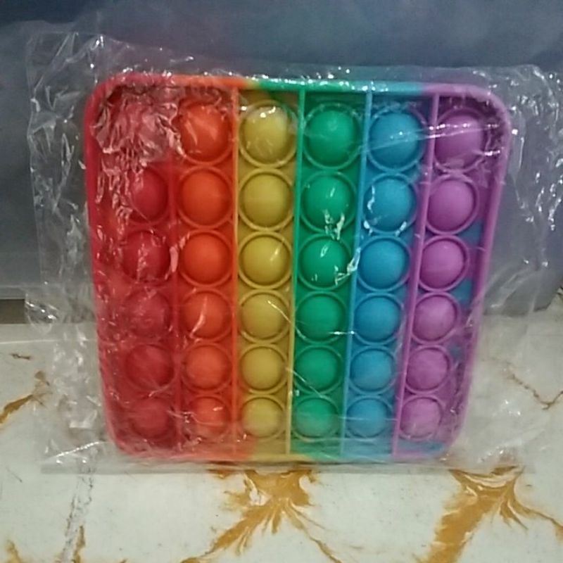 POP IT LOVE, ROUND, OCTAGON, SQUARE RAINBOW-Square Rainbow