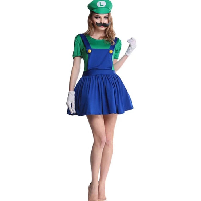 SUPER MARIO BROSS costume cosplay halloween kostum wanita dewasa