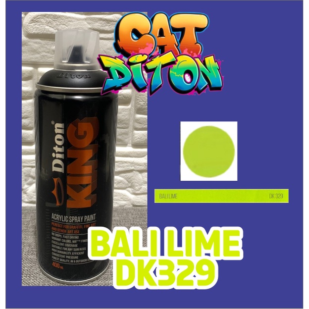 

Diton King 400ml DK329 BALI LIME- Acrylic Spray Paints