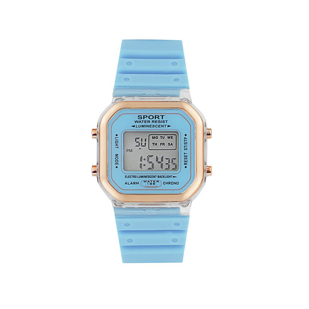 Terbaru Jam Tangan Digital Wanita Sporty SS12 5 Warna