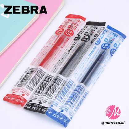 

[(BAYAR DITEMPAT) ZEBRA REFILL PULPEN SARASA CLIP JF-0.5 BLACK BLUE RED / ISI ULANG BOLPEN HITAM BIRU MERAH