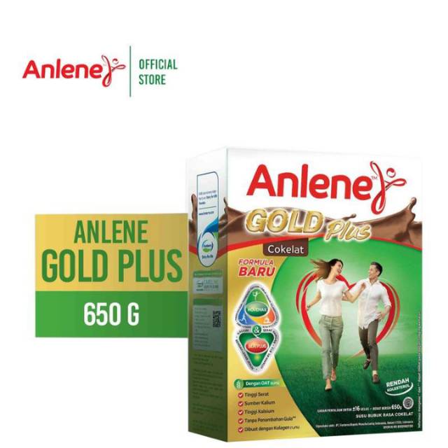 

Anlene Gold Plus Hi-Calcium Coklat 650G