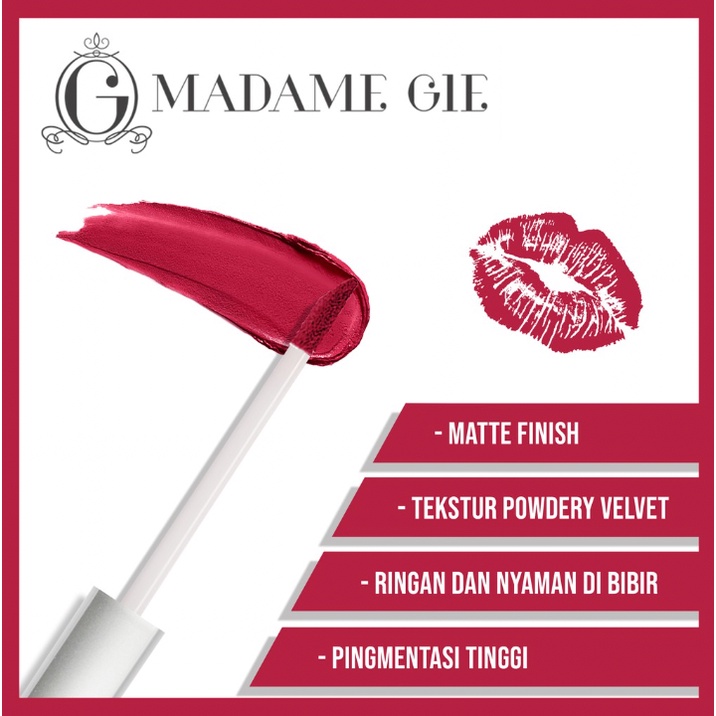 BPOM Madame Gie Always On Lip Cream MakeUp Lip Cream Lipstik