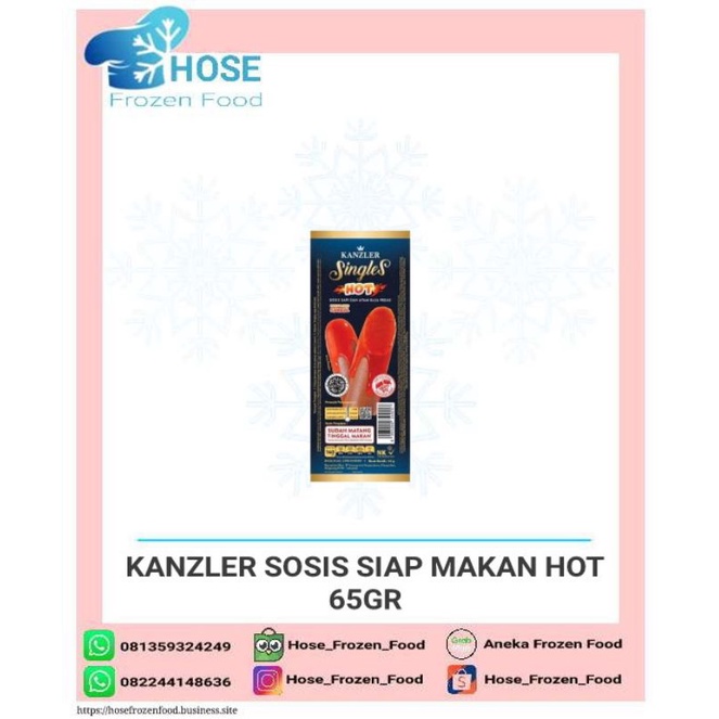 

Kanzler Sosis 65gr Hot