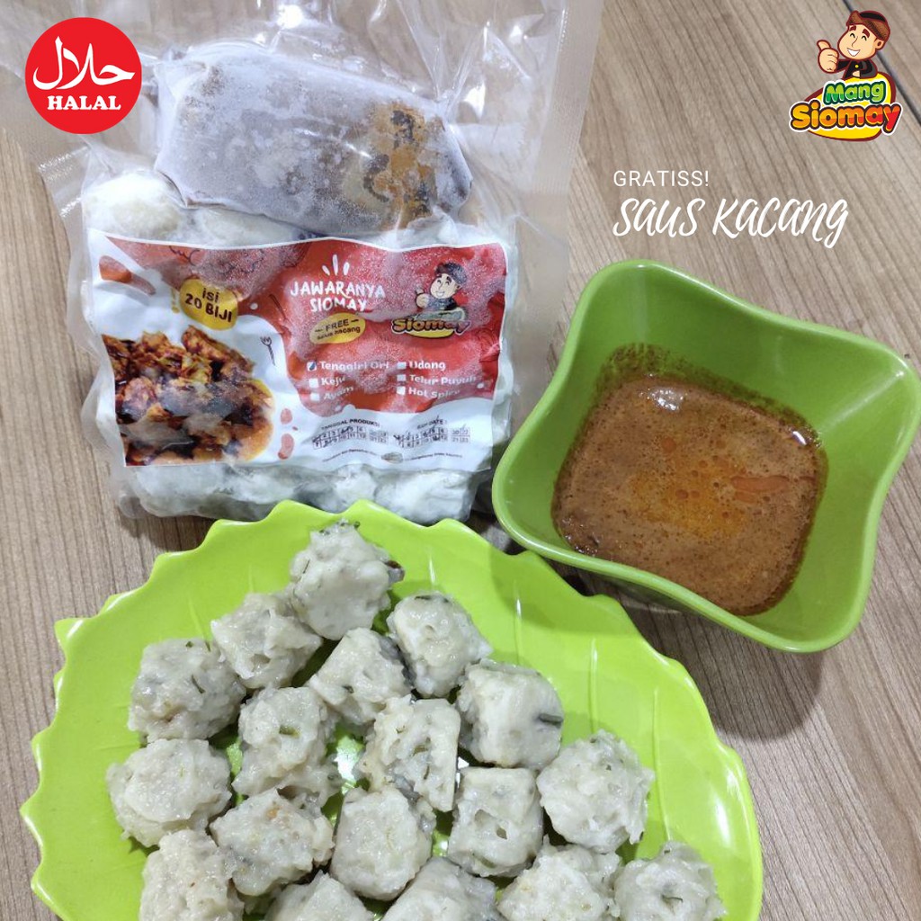 

)252š Siomay Frozen Ikan Tenggiri / Somay Beku Tinggal Masak -Non MSG- Siomay Ikan Tenggiri Halal !