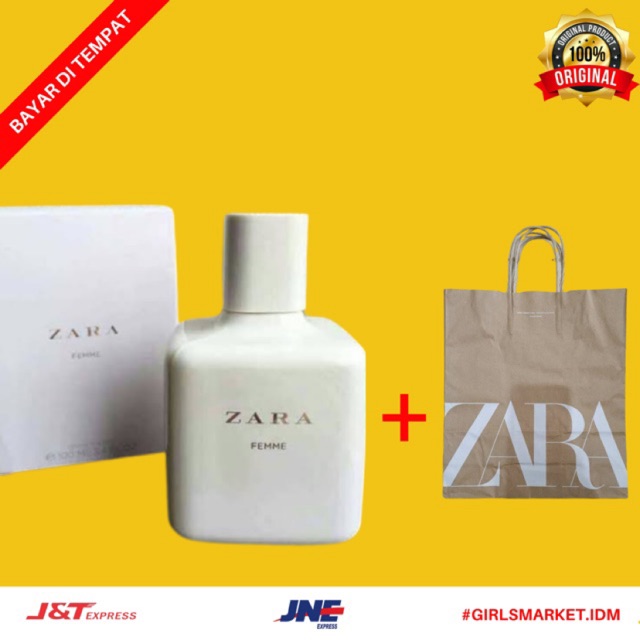 [ORIGINAL] PARFUM UNISEX PARFUM ZARA FEMME PARFUM ORIGINAL PARFUM WANITA| FREE PAPAER BAG ZARA 100ML