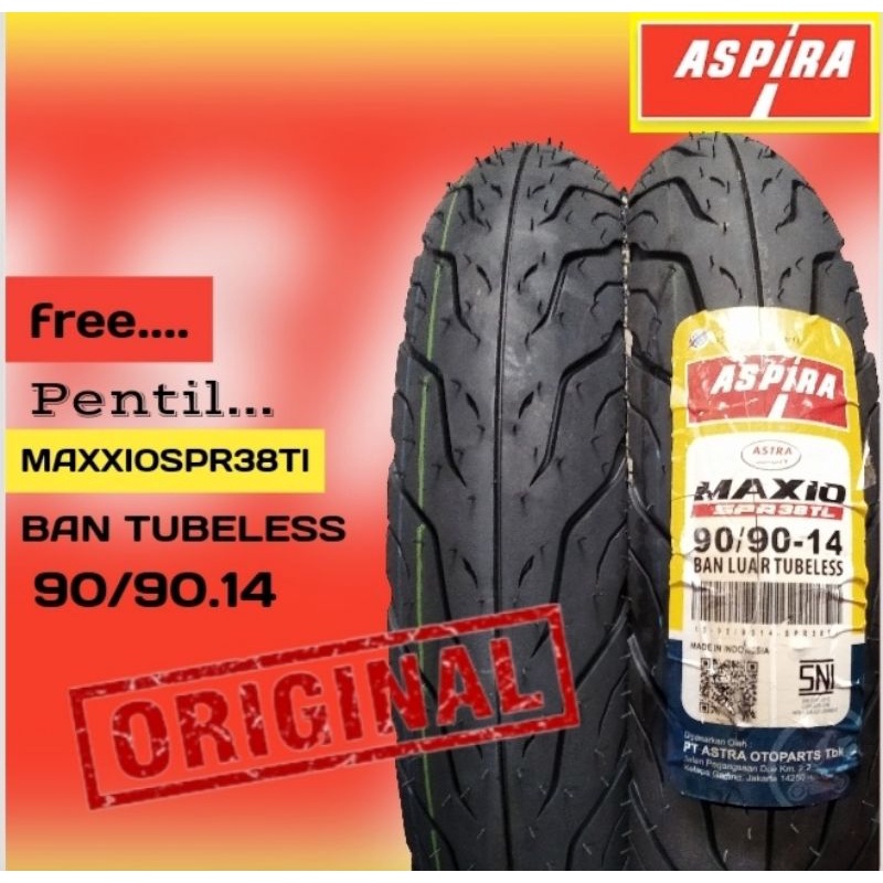 BAN TUBELESS ASPIRA MAXXIO SPR 38,90/90.14 RING 14