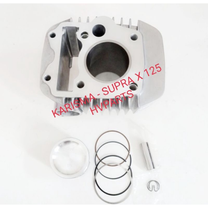 Blok seher Karisma atau supra x 125 HighQuality beserta Ring Piston