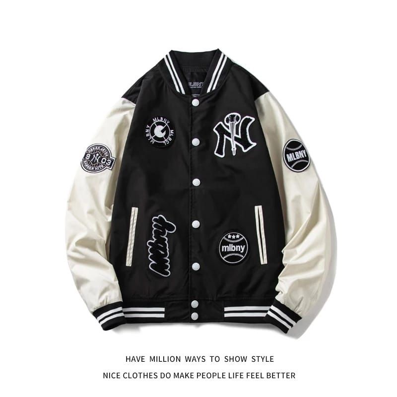 MLB NY /NEW ERA BORDIR VARSITY /BOMBER JAKET BISBOL