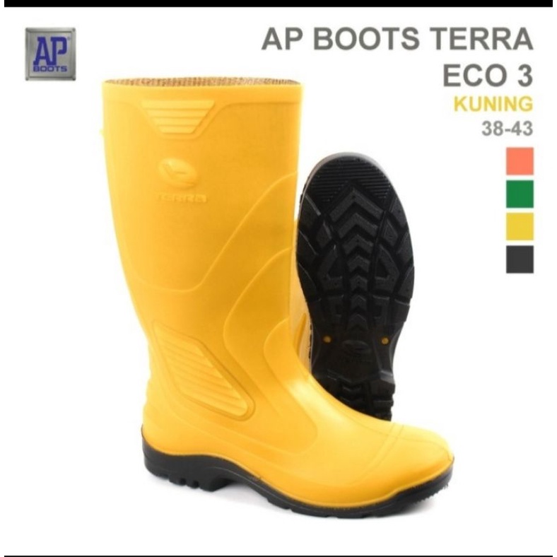 SEPATU AP BOOTS ECO TERRA 3 SEPATU BOOTS PVC