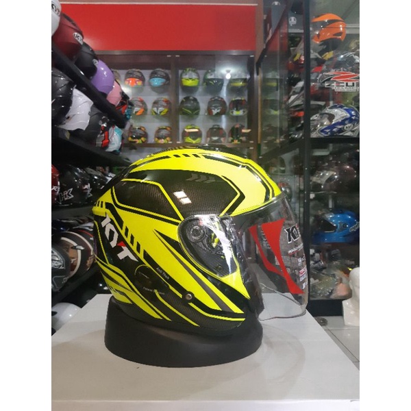 KYT KYOTO MOTIF CARBON YELLOW FLUO