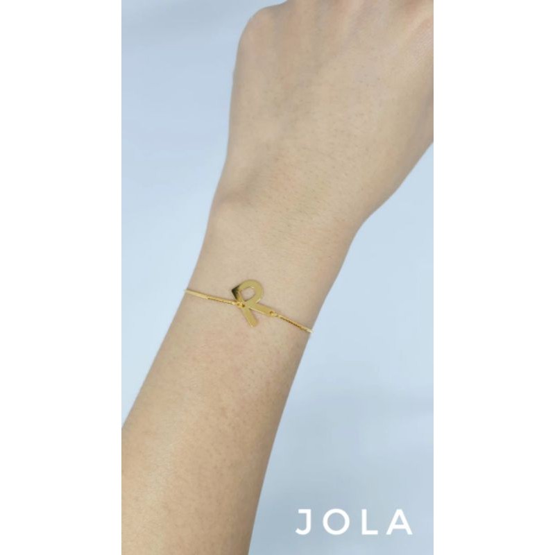 GELANG WANITA MILEA HURUF R YG