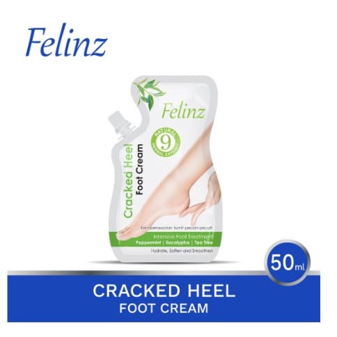 FELINZ FOOT CREAM 50ML LAVENDER TEA TREE CREAM / KRIM KAKI PERAWATAN