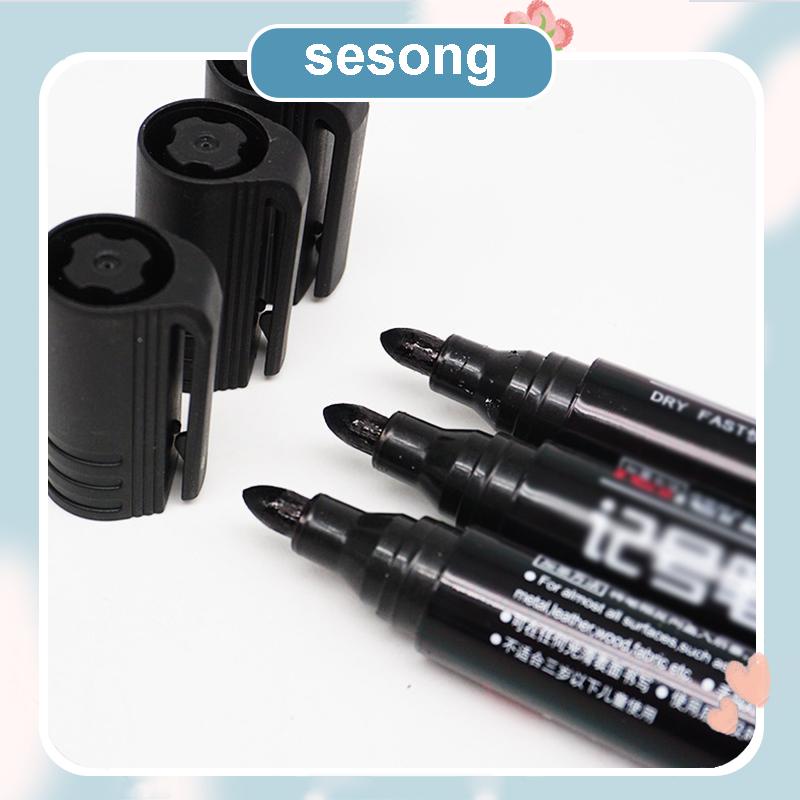 

Permanent Marker Spidol Permanen Round Tip Joyko Refillable SS