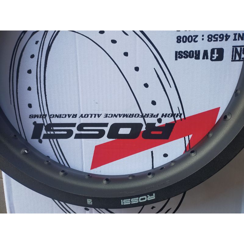 ROSSI RIM VELG WM KOTAK 215 250 RING 18 HITAMDOP