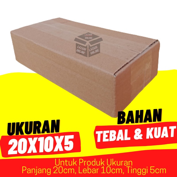 

kardus packing Polos 20x10x5 box kotak packing pack kardus packing kecil kardus murah