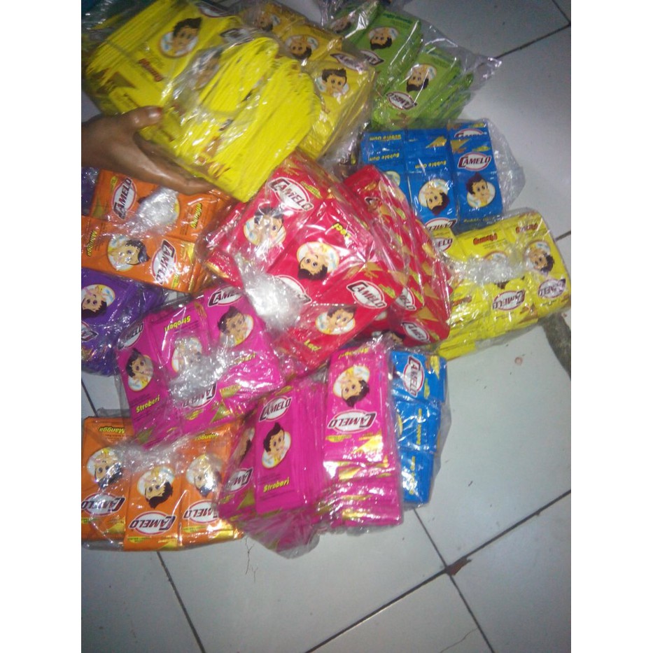 

Bahan Es Suntik Camelo|Es Bantal Camelo|Es Camelo 24 Renceng