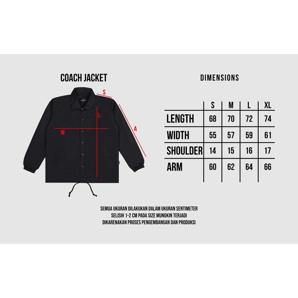 Jaket Coach Bereavement Jacket Coach Pria - Co Nf Black | Jaket Parasut | Coach Smith jacket