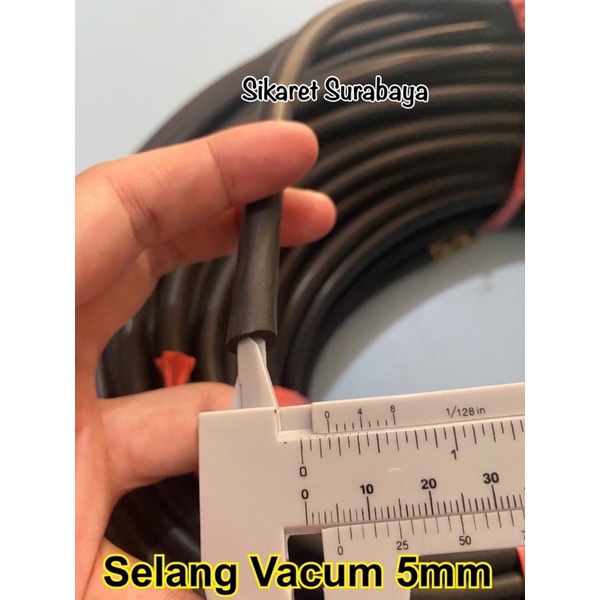 Selang Vacuum Vacum Vakum Wiper Karet Sintetis 5 mm 5mm