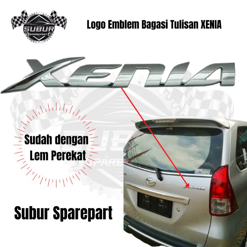 Jual Logo Emblem Tulisan Xenia Original Shopee Indonesia