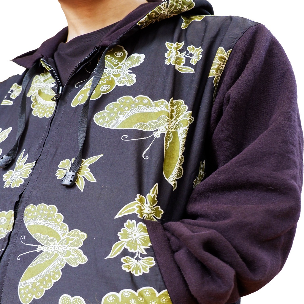 Jaket Batik Urban of Indonesia Floral Butterfly