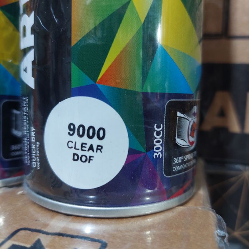 Pilok Pilok Cat Semprot MTR ARTONE Clear Doff 9990 Pernis Doff Dop 300cc Ukuran Besar Tahan Bensin Semprotan Bisa diputar Miring dan Lurus ( Horizontal dan Vertical)