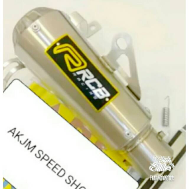 SLINCER KNALPOT RCB SLINCER RCB KLEM CANTOL KAPSUL SLINCER KNALPOT RANCING RCB INLET 50MM