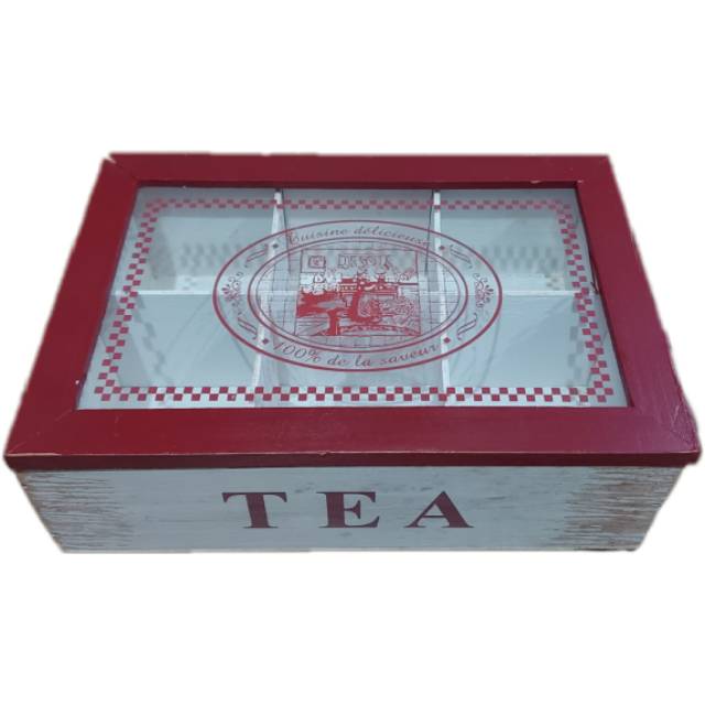 TEA BOX / KOTAK TEH 25 x 17 x 8 cm