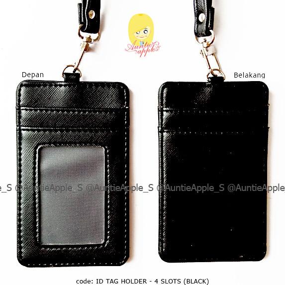 

BISA COD ID TAG HOLDER 4 KARTU/NAME TAG/ID CARD HOLDER LEATHER/TEMPAT ID CARD PROMOKode 3897