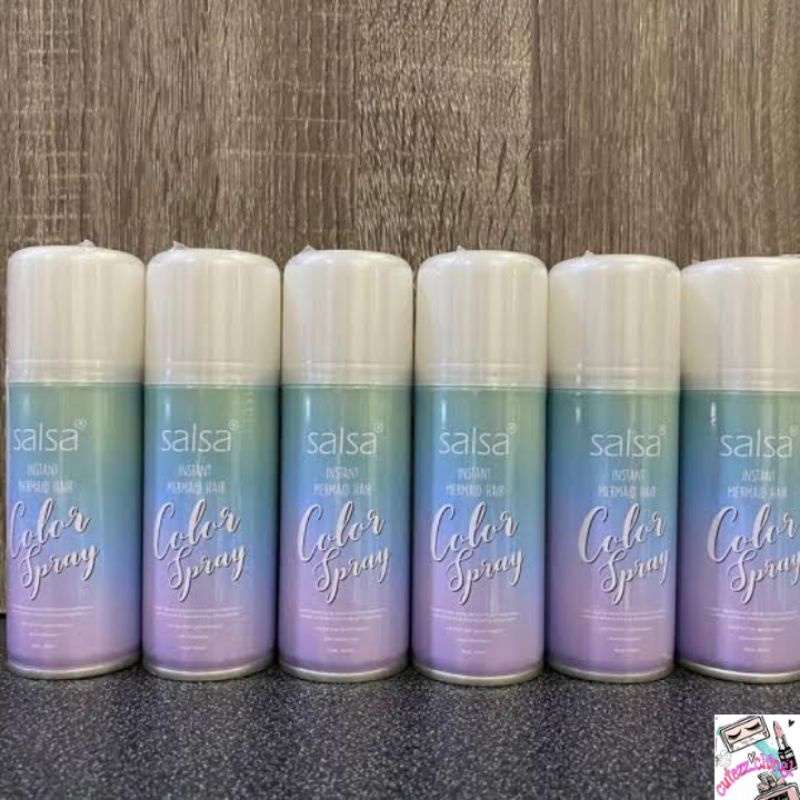 ☃️Cutezz_ching1☃️Salsa Instant Mermaid Hair Color Spray 80ml