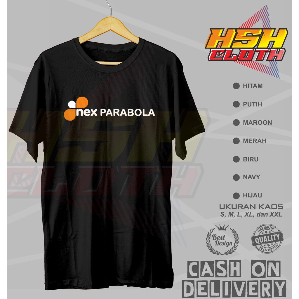 Baju Kaos Distro Nex Parabola Perusahaan Official Piala Dunia Bisa Custom - HSHCloth
