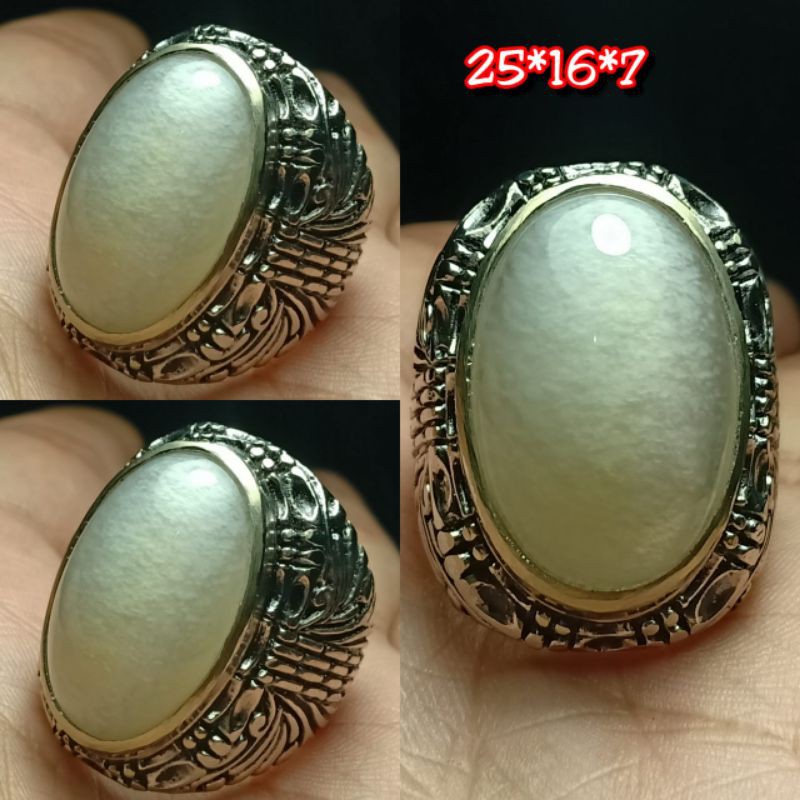 BATU CINCIN AKIK PANDAN KAPAS SISIK BETIK