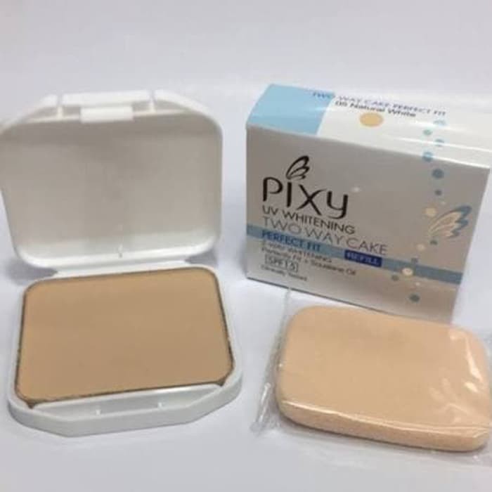 Bedak Pixy Uv Whitening Refill Natural White
