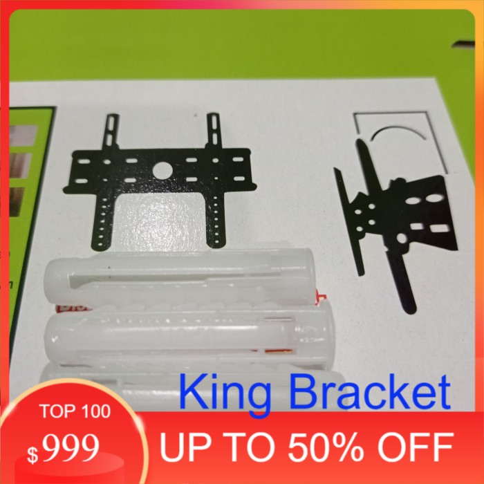 Bracket TV universal 14 s/d 43 inch 6 ARAH  FULL BESI (IMPORT QUALITY) GARANSI 100% ORI