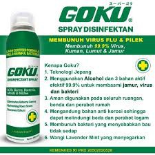 Ready disinfektan goku spray 200ml