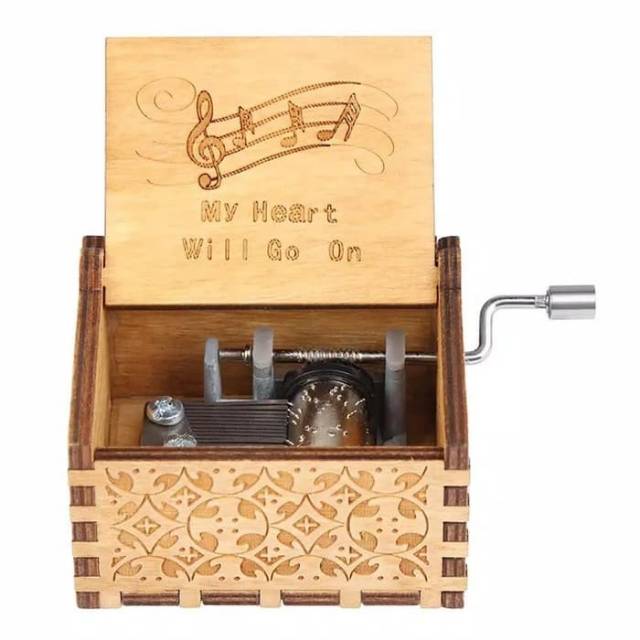 Kotak Musik Kayu My Heart Will Go On Kado Spesial Music Box Ukiran Kayu Sesuai Gambar