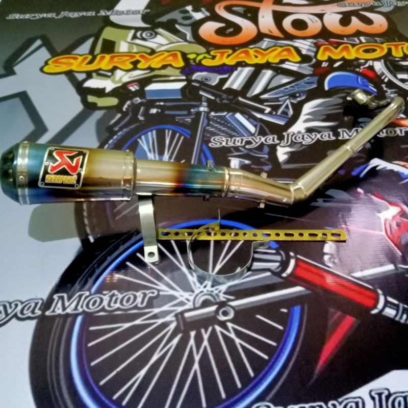 knalpot akrapovic BEAT,fi,karbu,esp,pop,street,VARIO 125,150led,karbu,cbs,tecno,mio spotry,smile