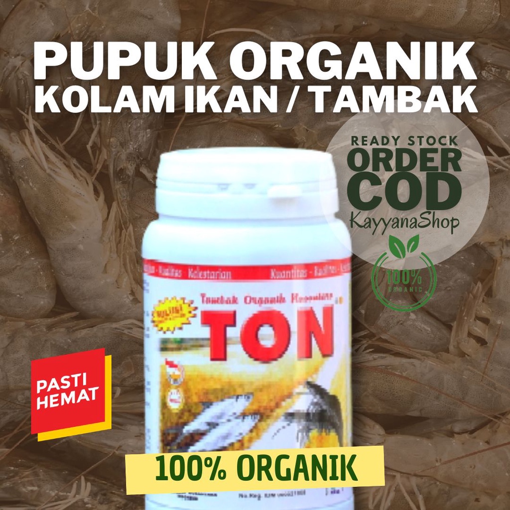 Pupuk Tambak Udang Bandeng Pupuk Nila / Pupuk Ikan / Pupuk Ton / Penjernih Air Kolam Ikan Koi Nila L