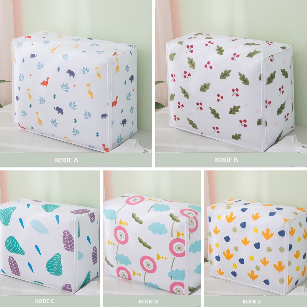 DODORY HL0351 Tempat Penyimpanan Selimut Storage Box Tempat Penyimpanan Bedcover Selimut Pakaian Serbaguna