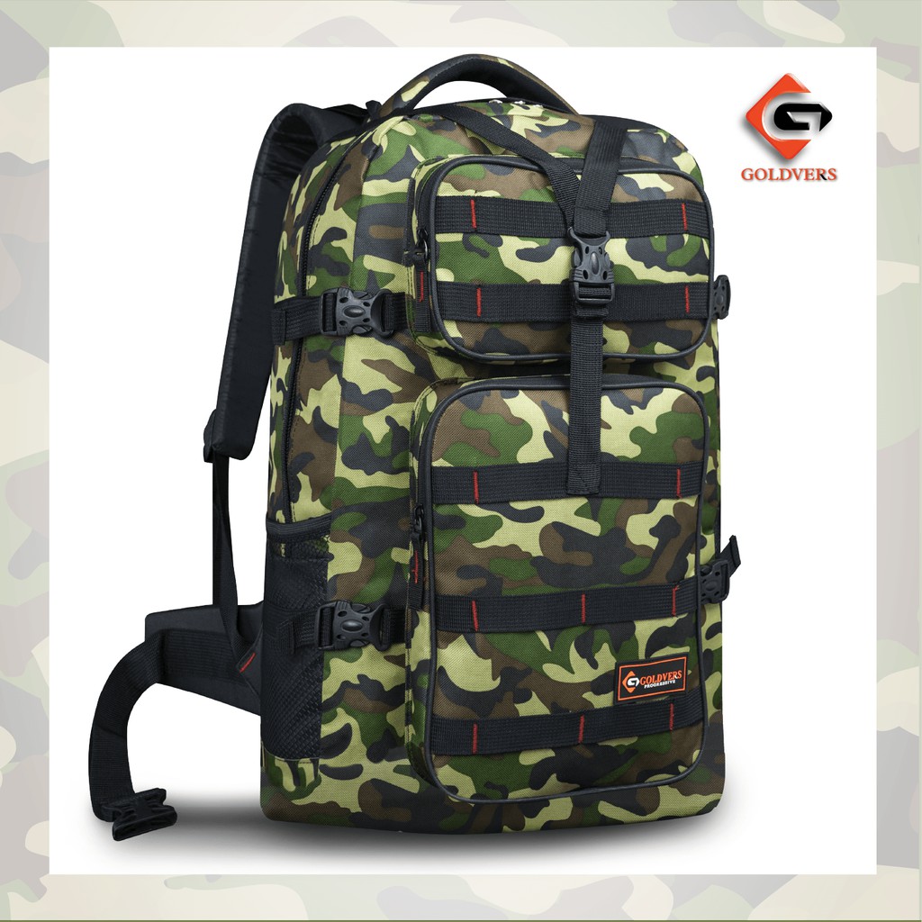 Tas Ransel Jumbo Army Tas Punggung Ransel Pakaian Mudik Pria Wanita - Goldiesbags